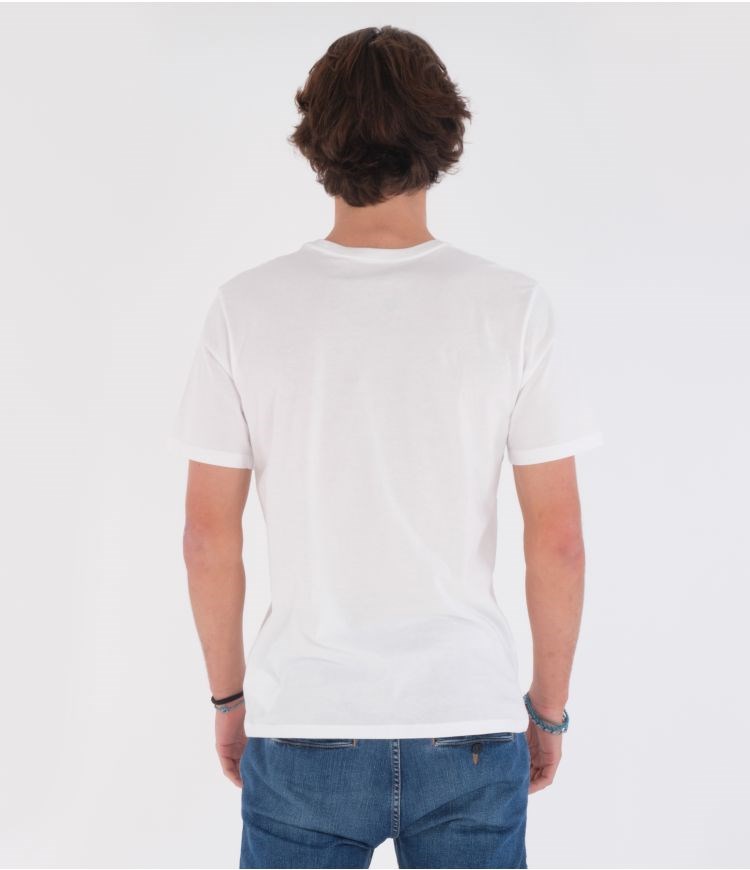 Hurley T-shirt Corta Sleeve Everyday Washed Disty Box Blancos | XAZPUJ-935