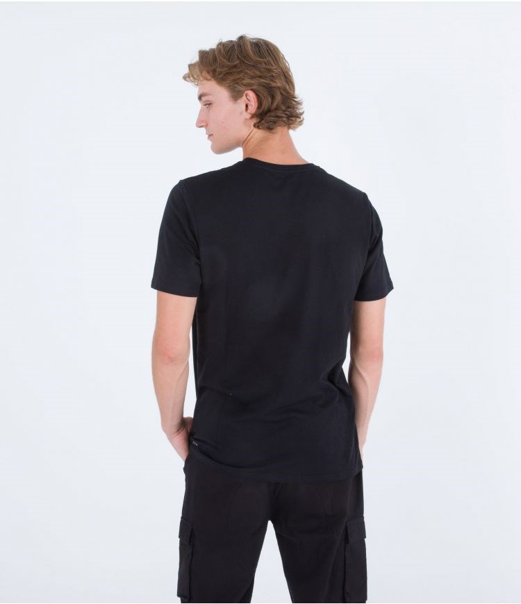 Hurley T-shirt Corta Sleeve H2o Dri Authentic Negros | XVZQSP-104
