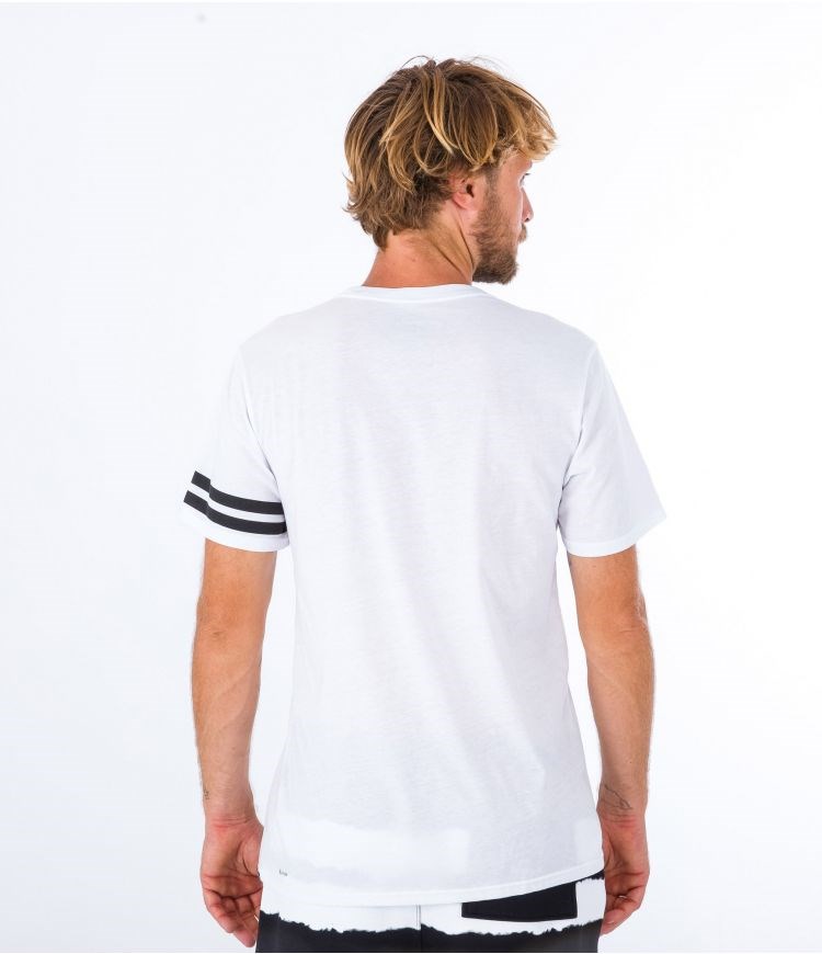 Hurley T-shirt Corta Sleeve H2o Dri Block Party Blancos | NQOEXG-901