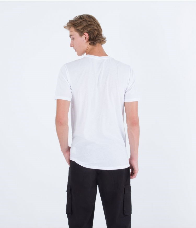 Hurley T-shirt Corta Sleeve H2o Dri Icon Blancos | DFBQTL-364