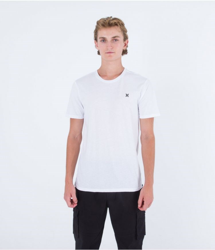 Hurley T-shirt Corta Sleeve H2o Dri Icon Blancos | DFBQTL-364