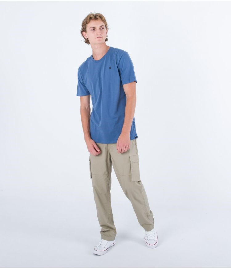 Hurley T-shirt Corta Sleeve H2o Dri Icon Azules | OVTHPS-382