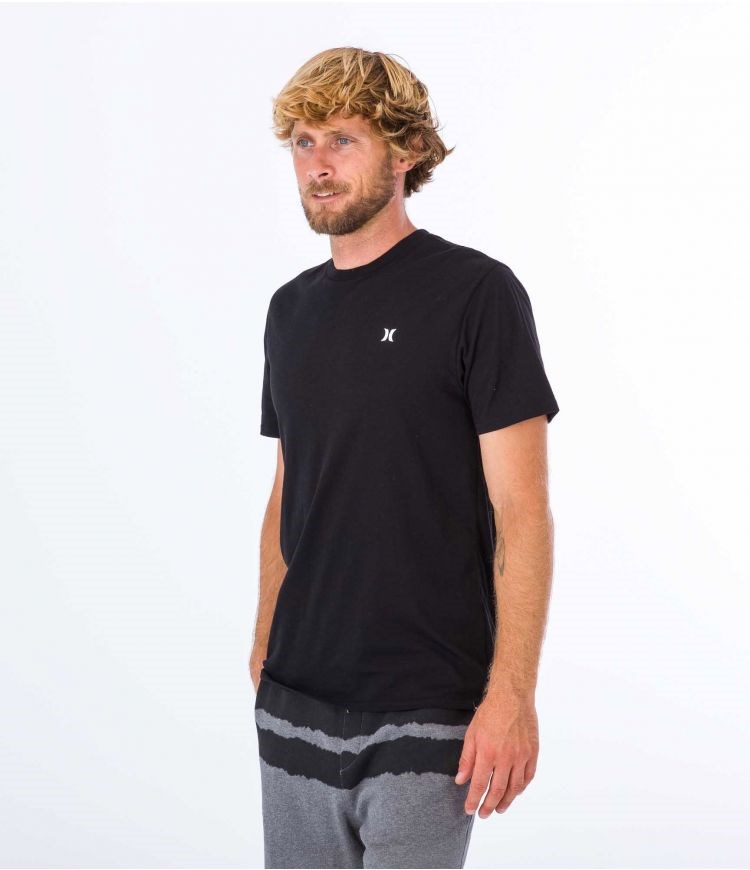 Hurley T-shirt Corta Sleeve H2o Dri Icon Negros | SMEBZN-725