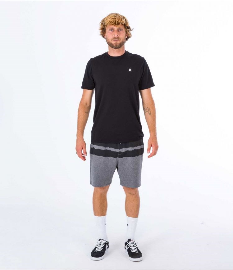 Hurley T-shirt Corta Sleeve H2o Dri Icon Negros | SMEBZN-725