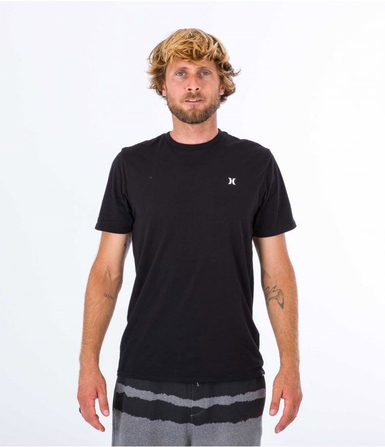 Hurley T-shirt Corta Sleeve H2o Dri Icon Negros | SMEBZN-725