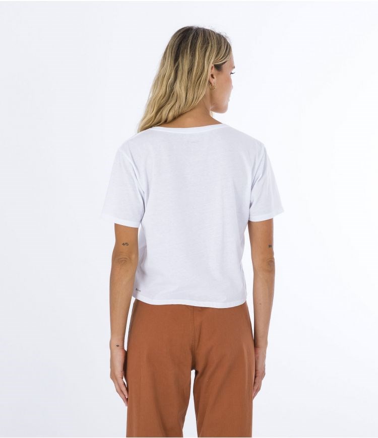 Hurley T-shirt Corta Sleeve H2o Dri University Blancos | YSOEZQ-379