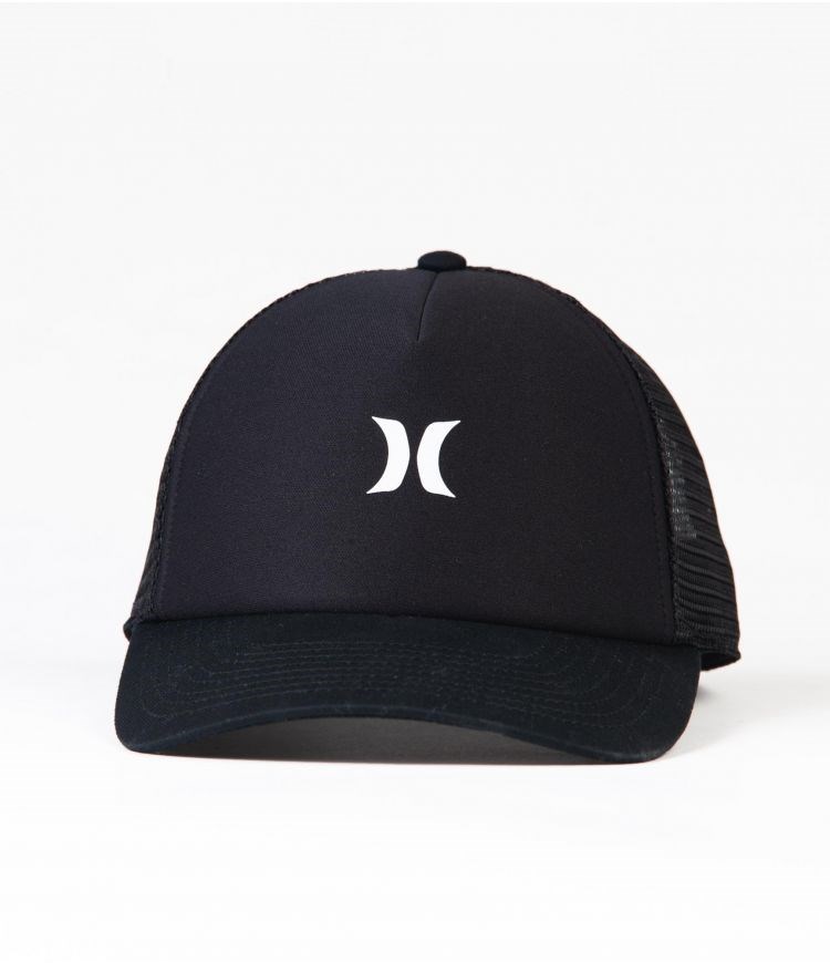 Hurley T-shirt Corta Sleeve Icon Trucker Negros | JAZQNB-703
