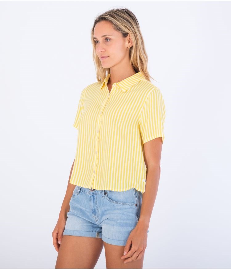 Hurley T-shirt Corta Sleeve Mia Rayas | UDYCWZ-395