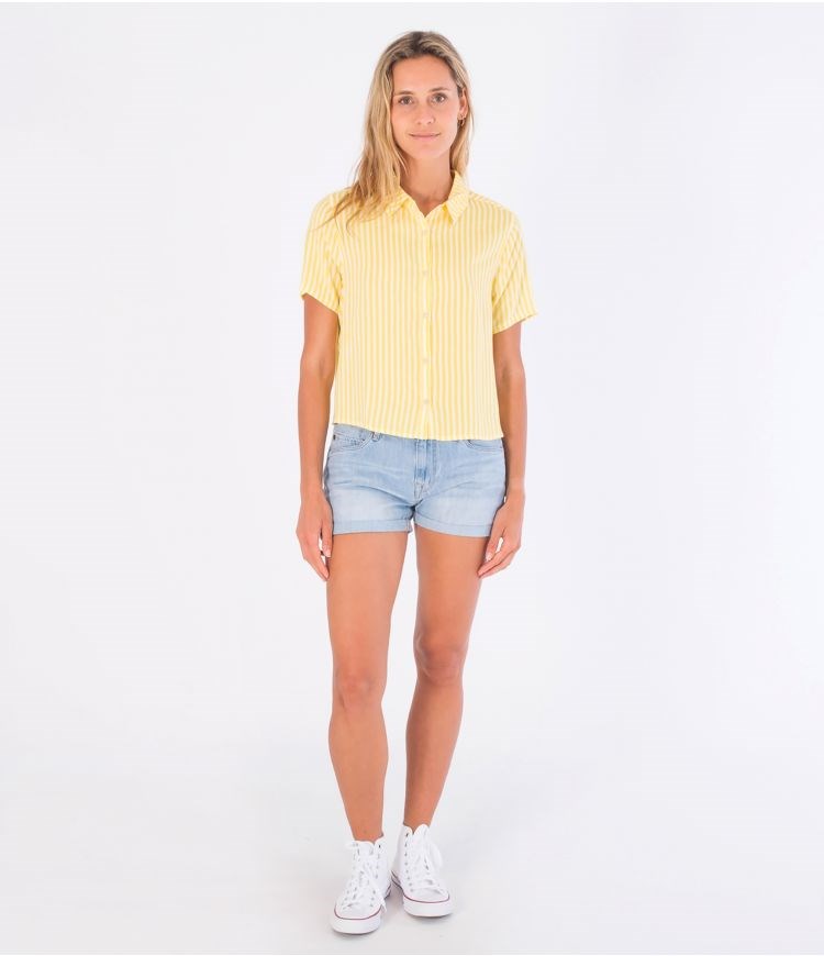 Hurley T-shirt Corta Sleeve Mia Rayas | UDYCWZ-395