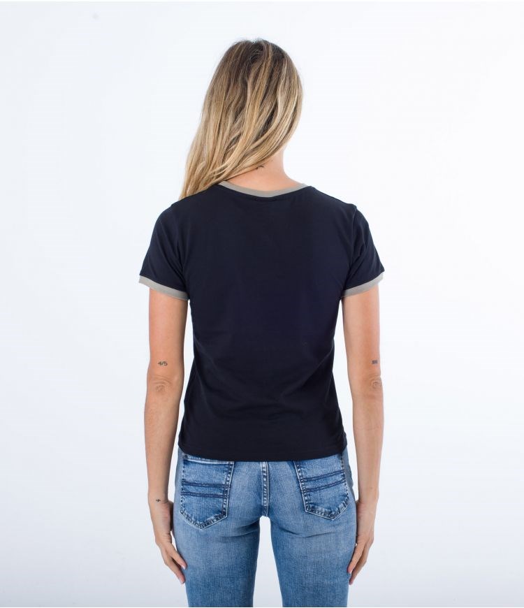 Hurley T-shirt Corta Sleeve Oceancare Aloha Negros | MLJWKR-753