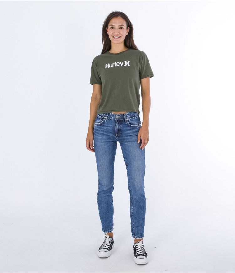 Hurley T-shirt Corta Sleeve Oceancare O&o Verde Oliva | WXZPFI-574