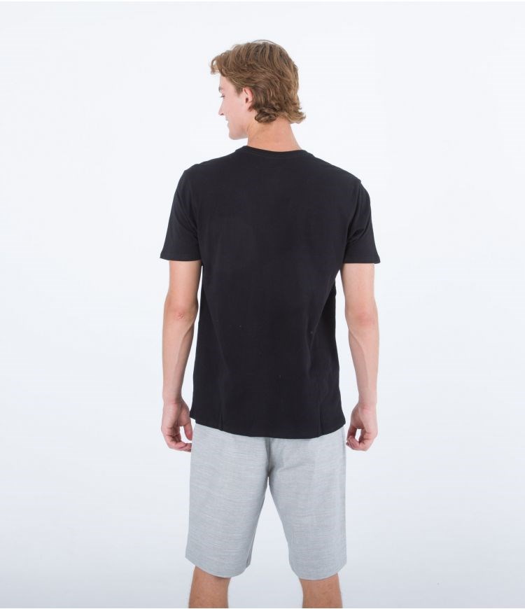 Hurley T-shirt Corta Sleeve One & Only Negros | LTMIQK-526