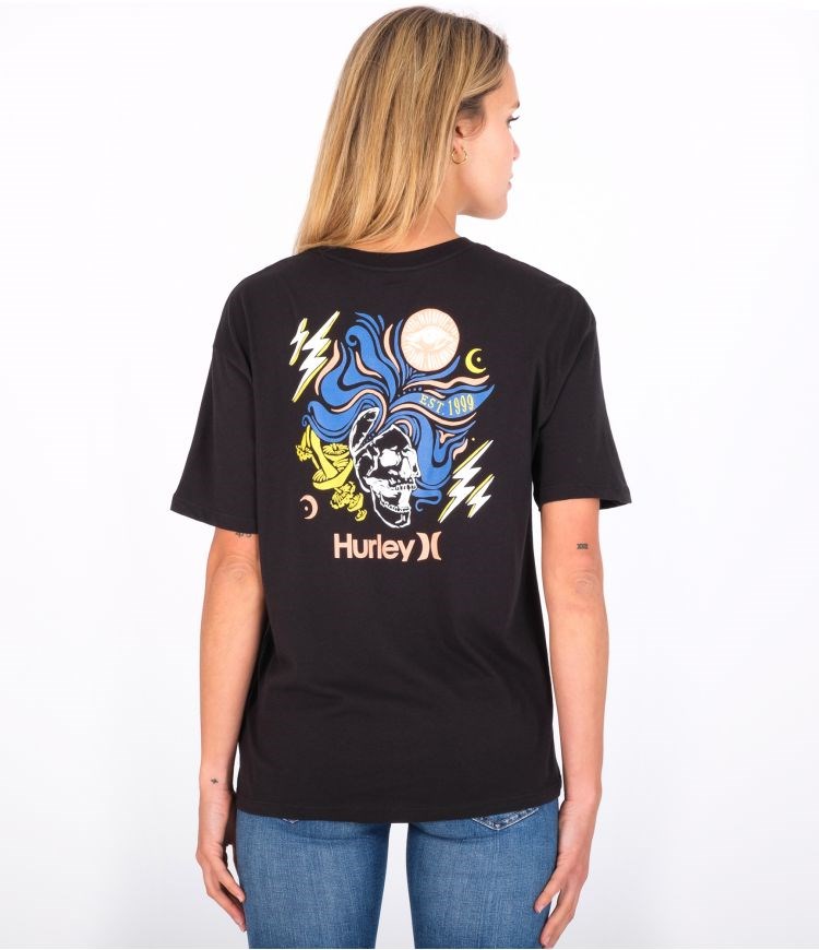 Hurley T-shirt Corta Sleeve Shroomed Boyfriend Dip+r879 | JAQWGT-807
