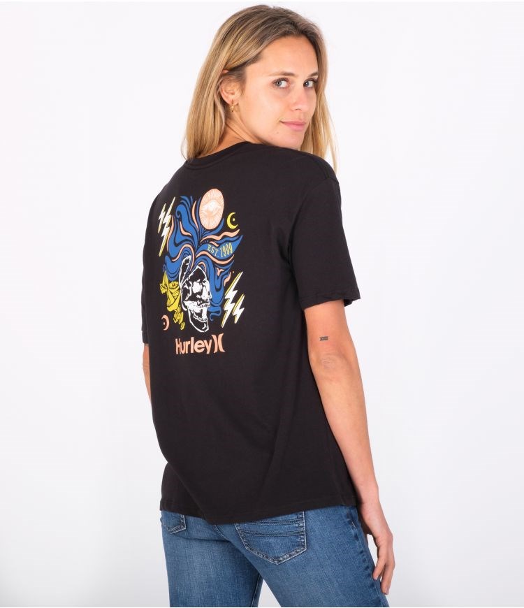 Hurley T-shirt Corta Sleeve Shroomed Boyfriend Dip+r879 | JAQWGT-807