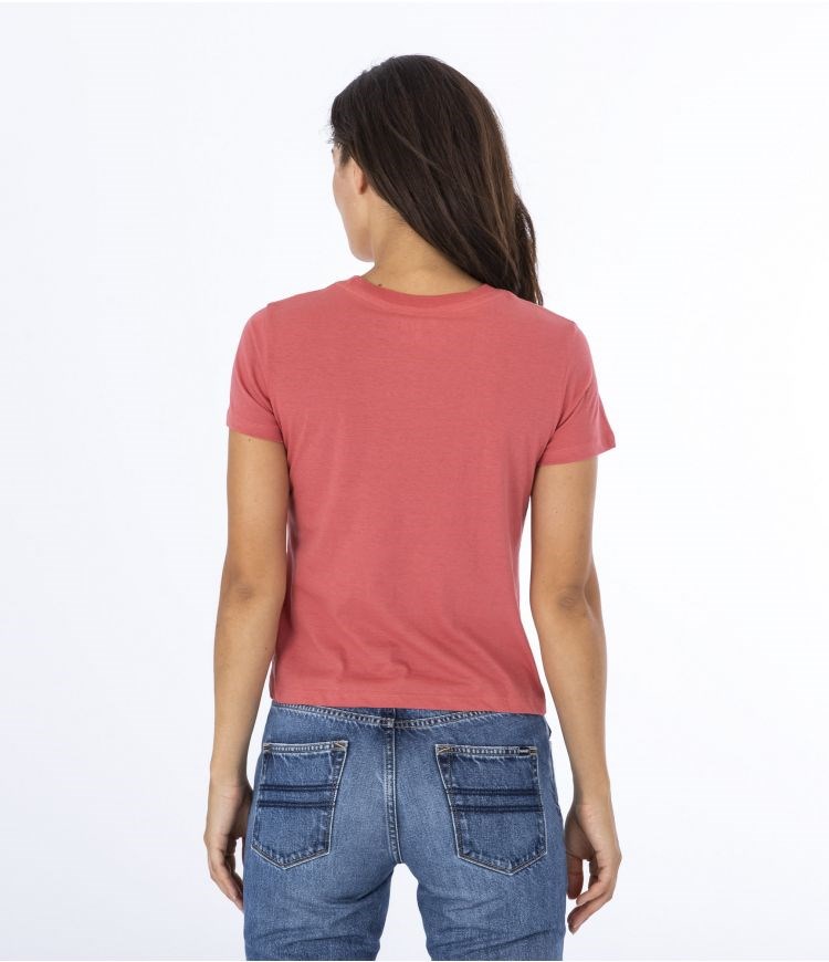 Hurley T-shirt Corta Sleeve Slither Perfect Rojos | MNYEUL-926
