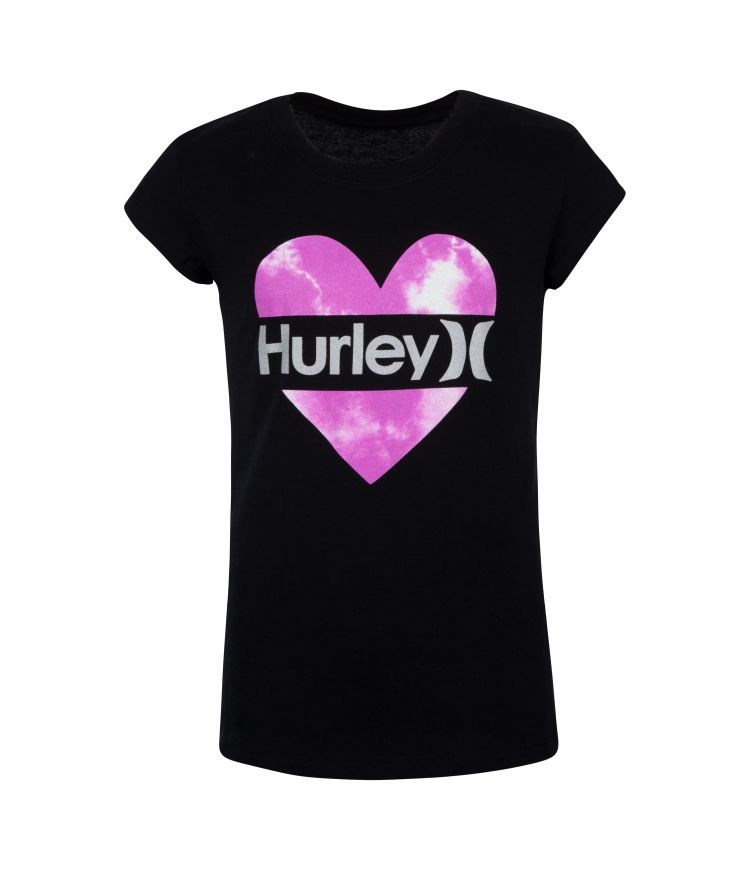 Hurley T-shirt Girl - Split Heart Negros | MULDCX-732