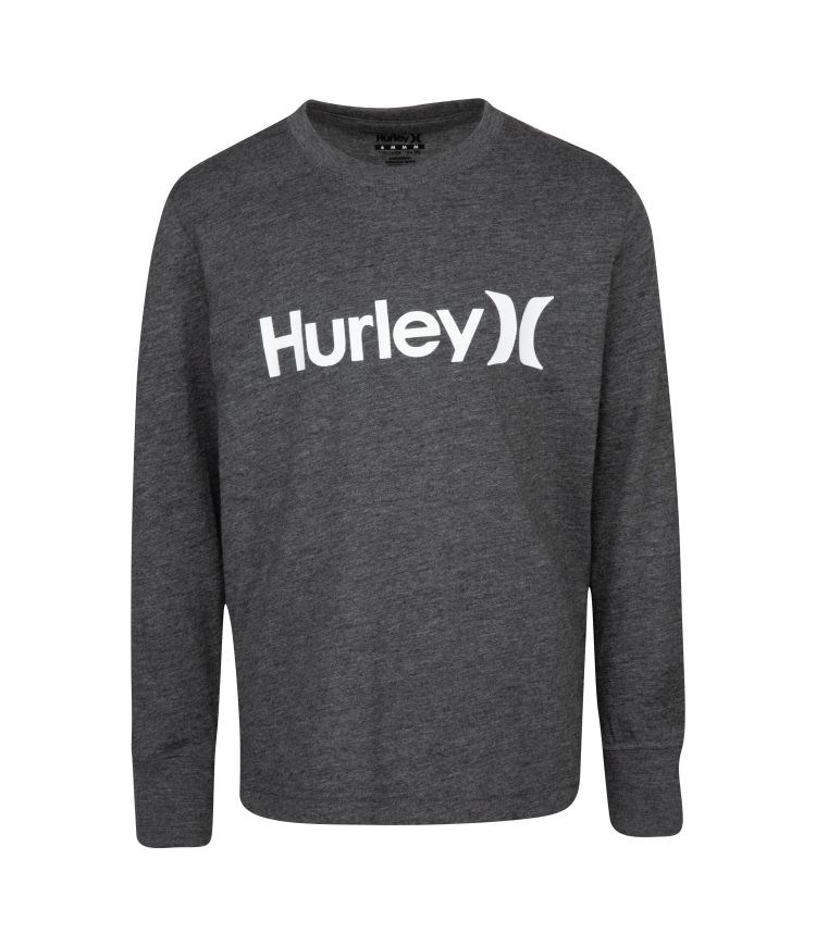 Hurley T-shirt Long Sleeve Boy - One & Only Charcoal Heather | DIYZON-075