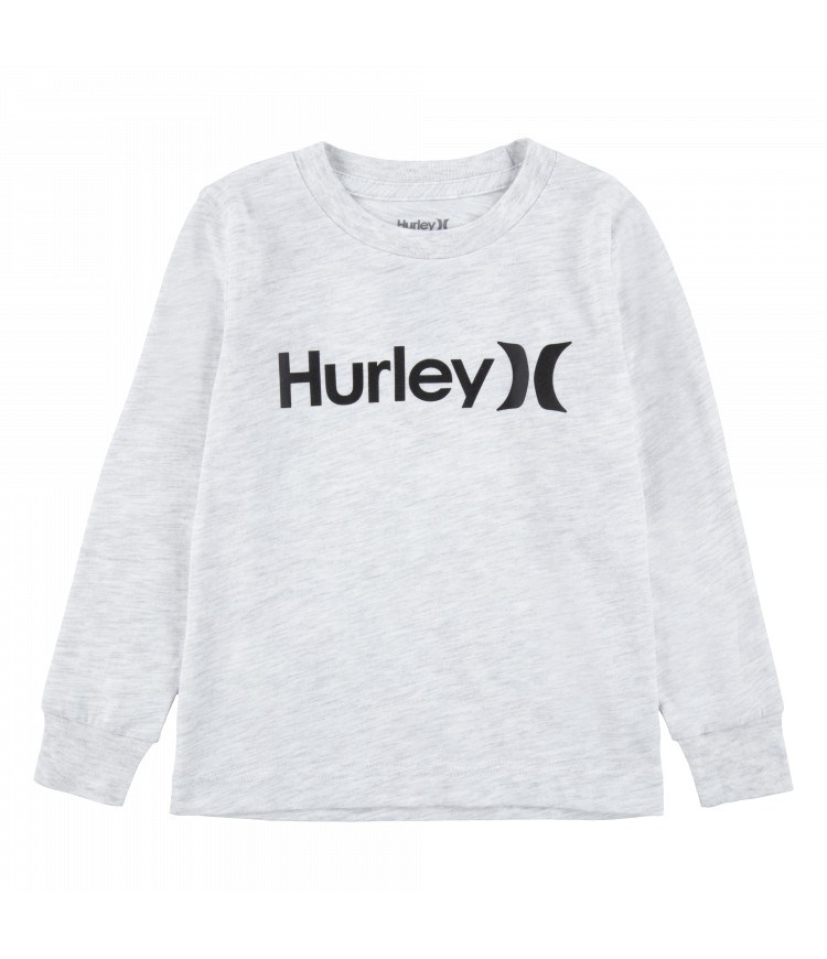 Hurley T-shirt Long Sleeve Boy - One & Only Birch Heather | HZTFMG-738