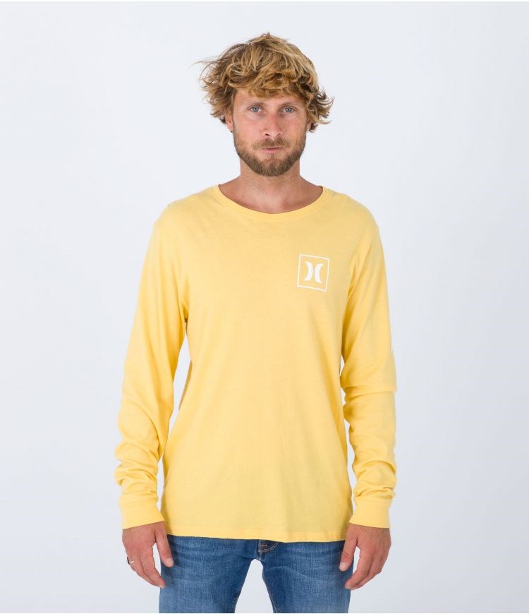 Hurley T-shirt Long Sleeve Everyday O&o Icon Buttersauce | OLIZBM-305