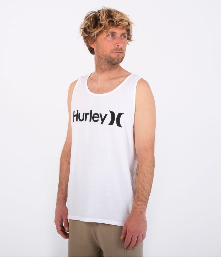 Hurley T-shirt Tank Evd Wsh Oao Solid Tank Blancos | NLOGJZ-714