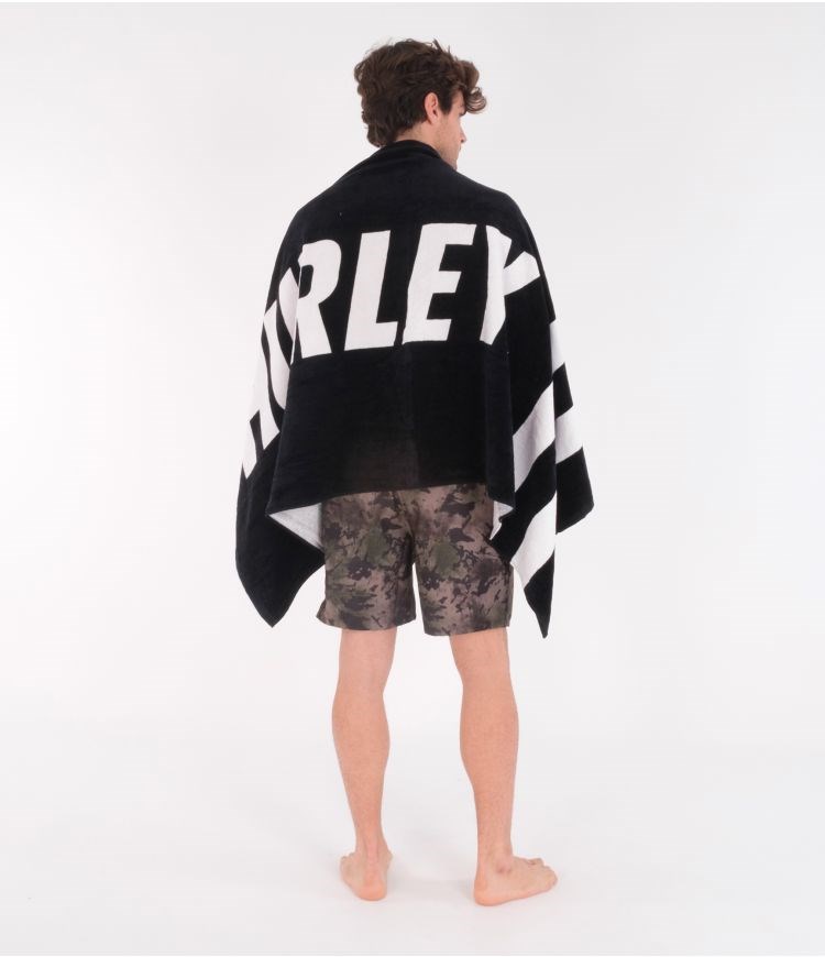 Hurley Towel Fastlane 2 Stripe Negros | NFSQVE-725