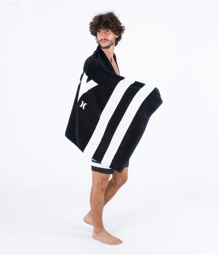 Hurley Towel Fastlane 2 Stripe Negros | NFSQVE-725