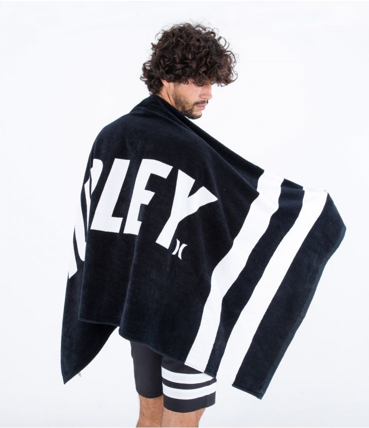 Hurley Towel Fastlane 2 Stripe Negros | NFSQVE-725