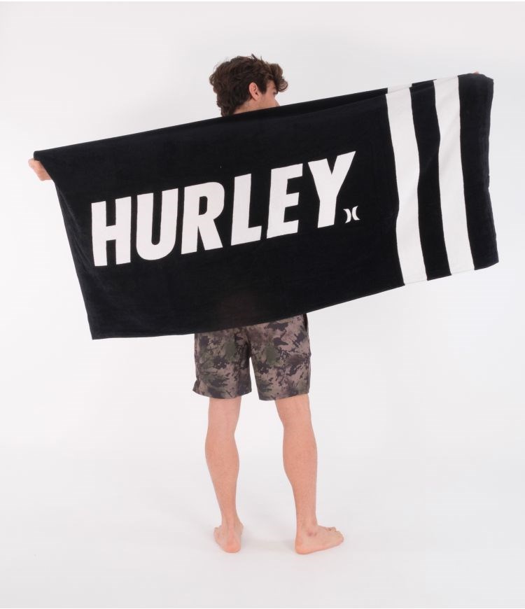 Hurley Towel Fastlane 2 Stripe Negros | NFSQVE-725