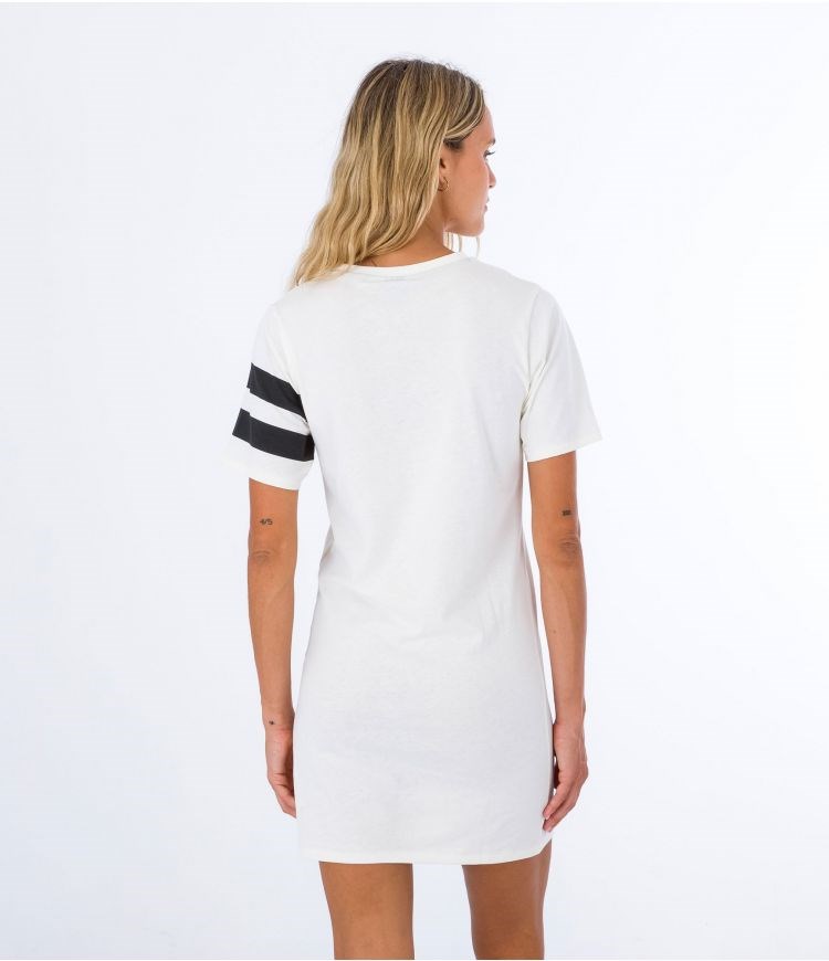 Hurley Vestido Tee Oceancare O&o Marshmallow | XQSUZM-476