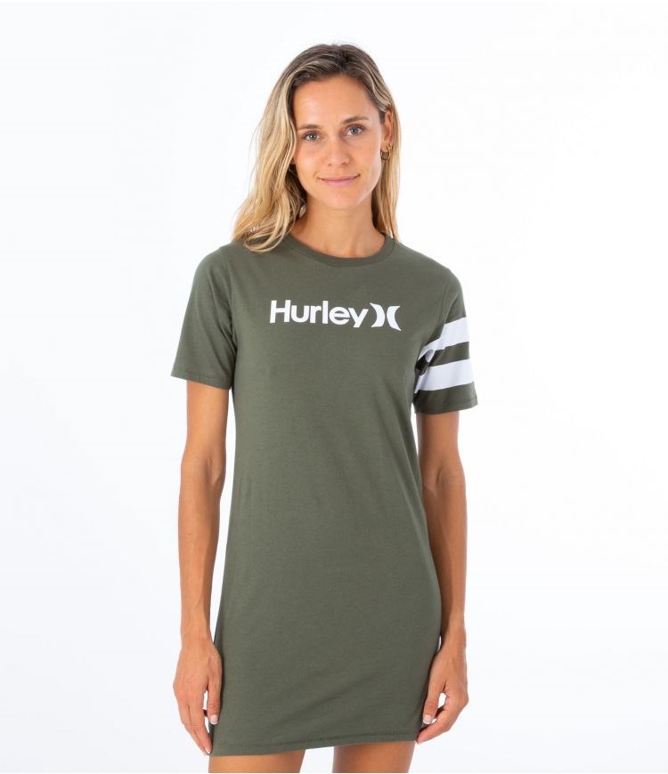 Hurley Vestido Tee Oceancare O&o Verde Oliva | TXRGWM-207